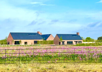 Image of crematorium buildings with surrounding fields
